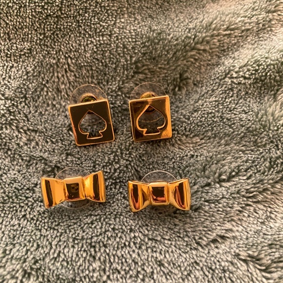 2x Kate Spade Gold Earrings